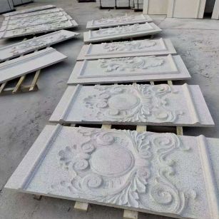 大连 芝麻白干挂雕花板