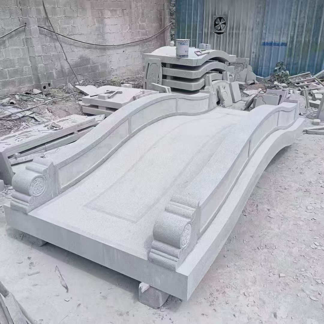 大连 芝麻灰花岗岩园林景观 小石桥