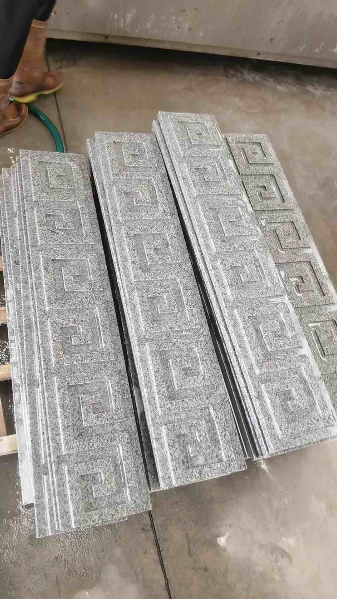 大连 别墅回纹线条，雕刻
