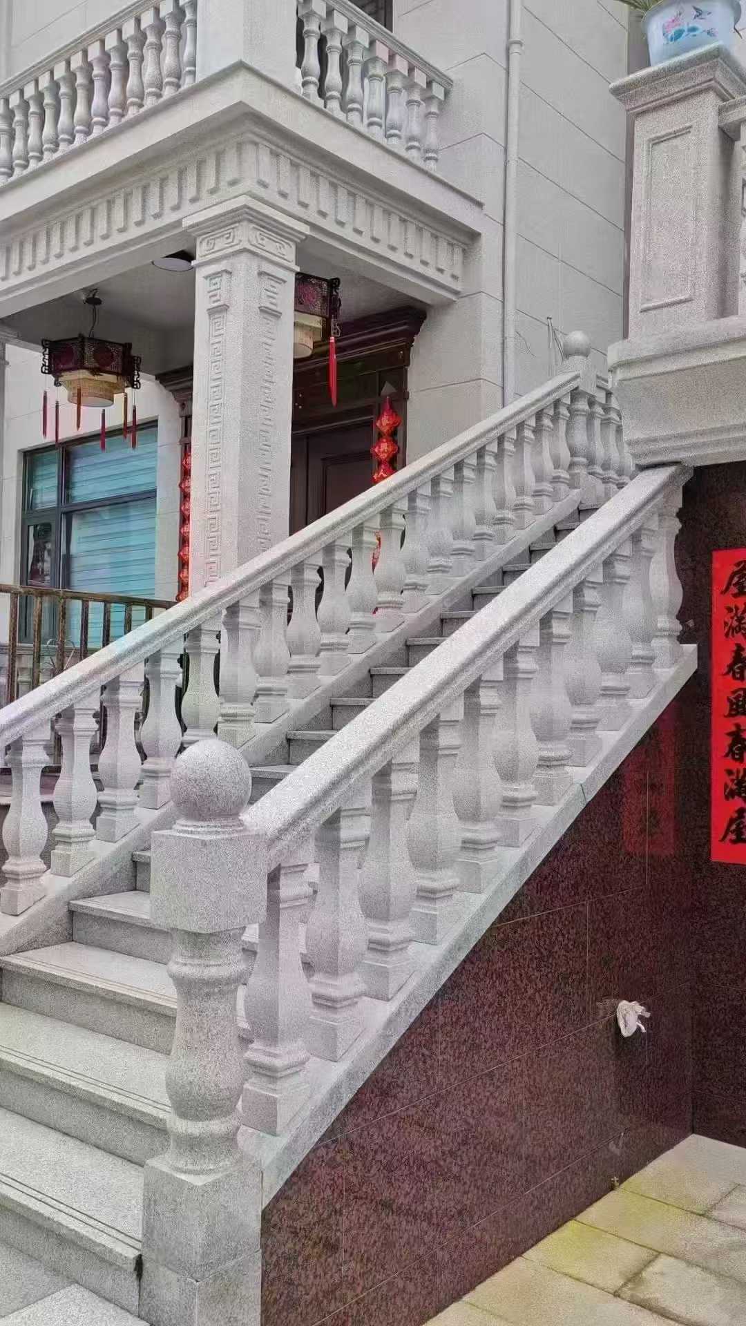 大连 天然石材 阳台庭院护栏、栏杆