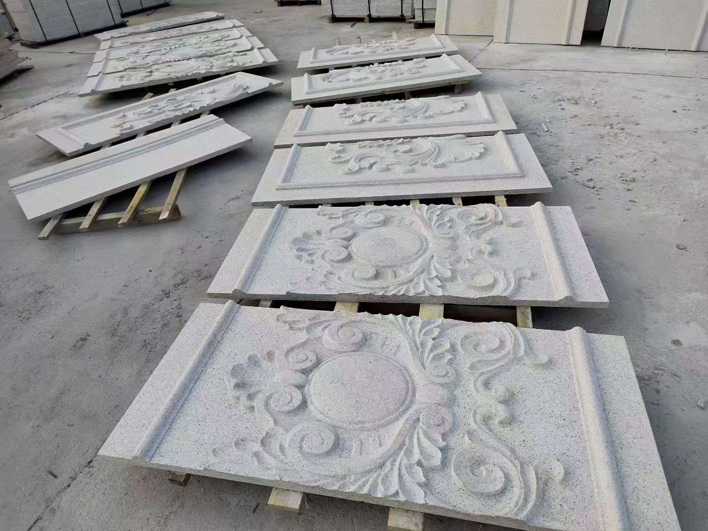 大连 芝麻白干挂雕花板