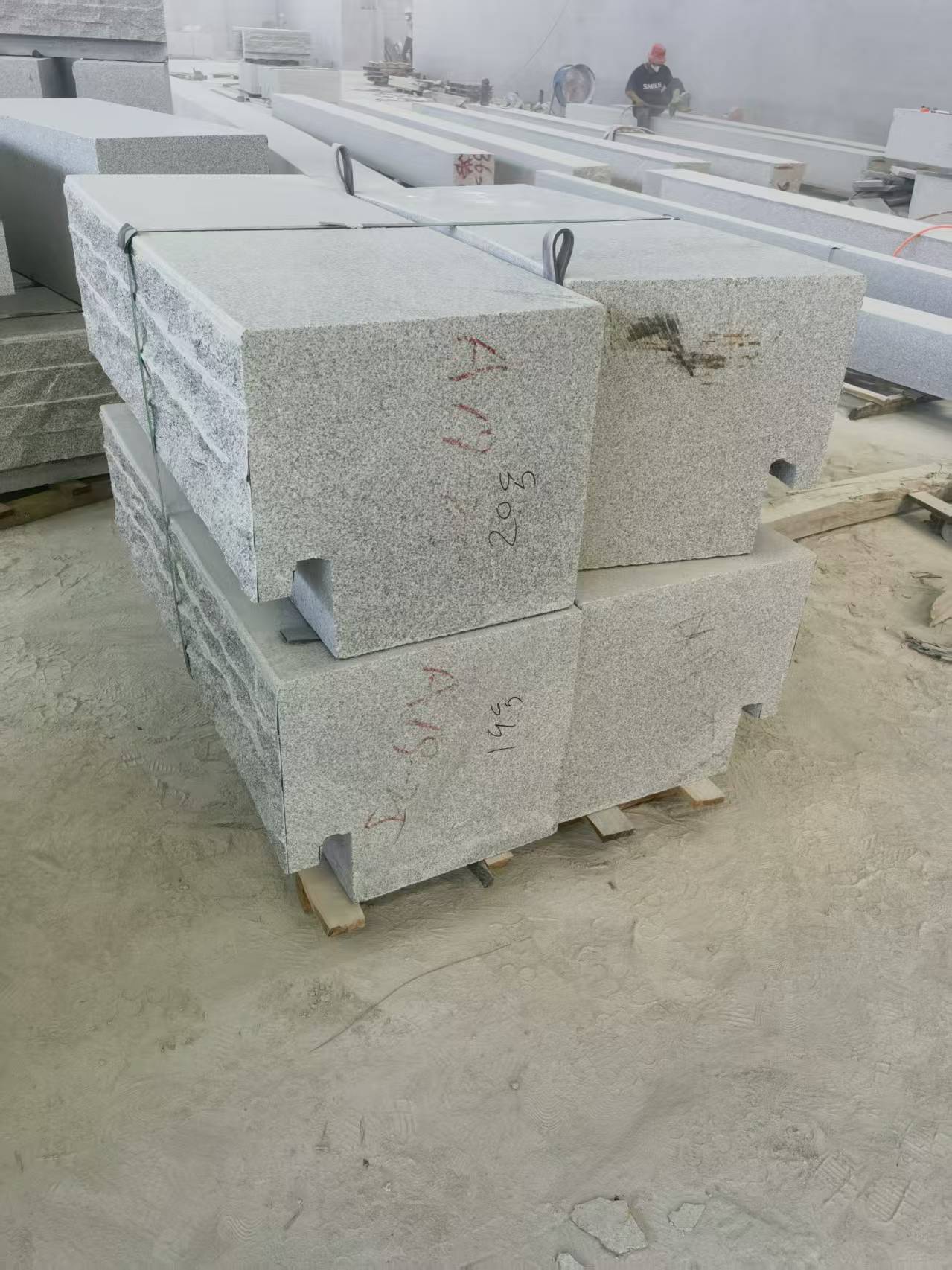 大连 整石坐凳打包